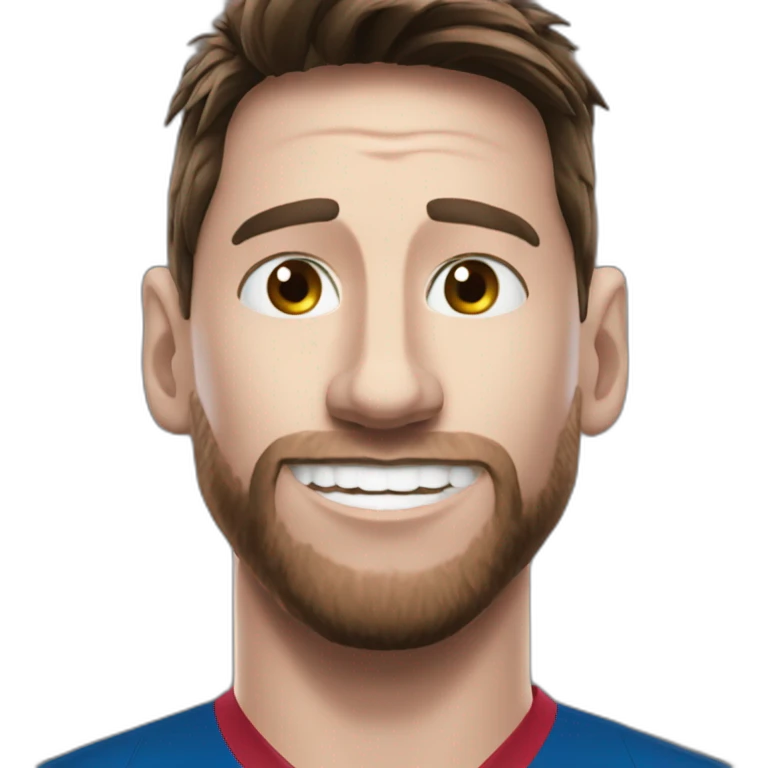 Messi en caca emoji