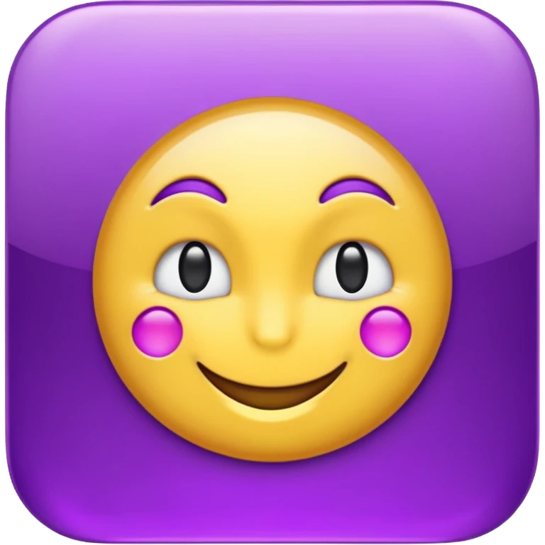 Shiny fancy purple text saying "YOU" emoji  emoji