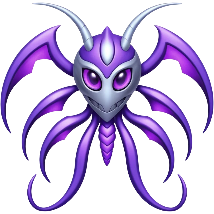 Abstract Genesect-Lunala-ET-hybrid-fantasy-creature emoji