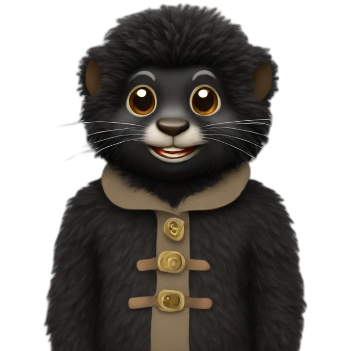 Golliwog is a squirrel emoji