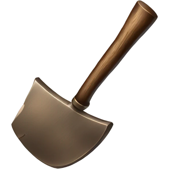 hatchet made of bronze emoji