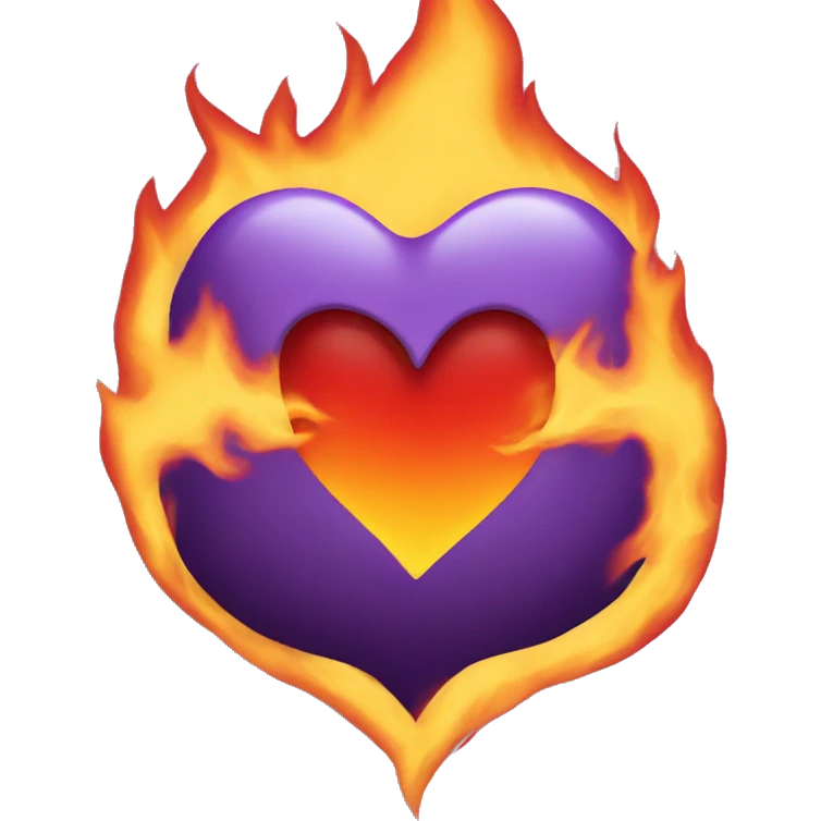 heart on fire emoji