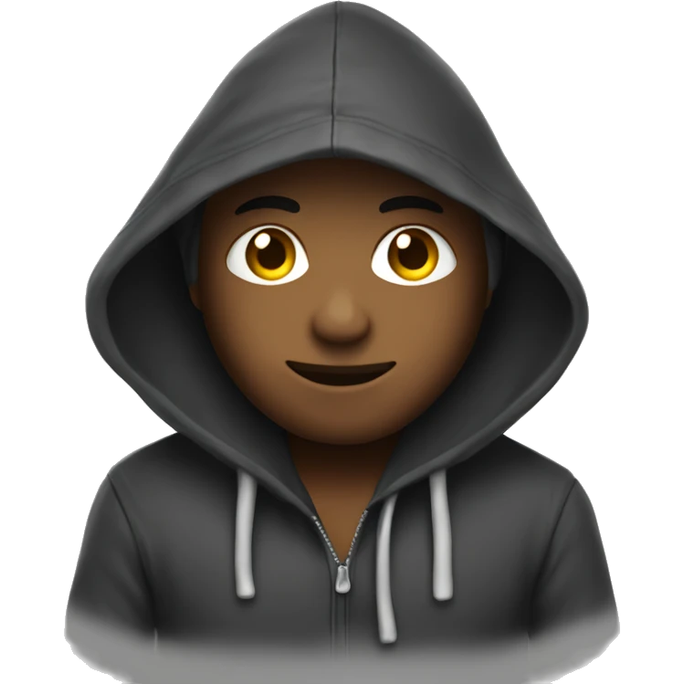 cqrwearing a hoodie emoji