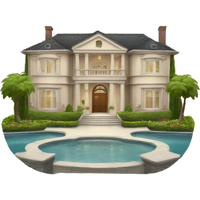 luxurious mansion emoji