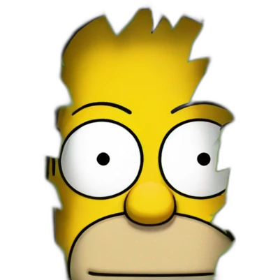homer simpson hiding in hedge emoji
