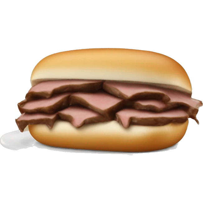 Arby’s French dip emoji