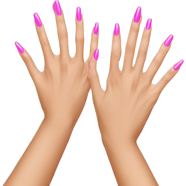 Pink nails emoji