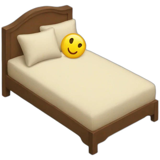 Merged bed emoji