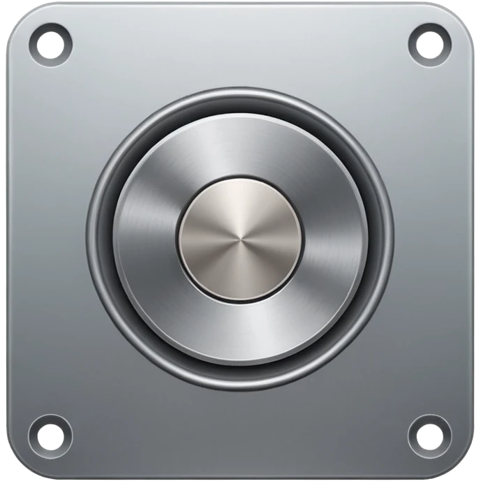 mac os icon metal mute no sound audio  🔇  emoji