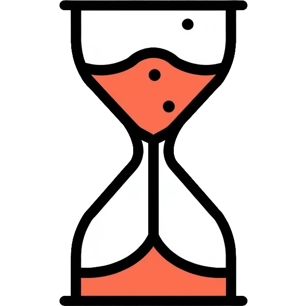 simple hourglass emoji