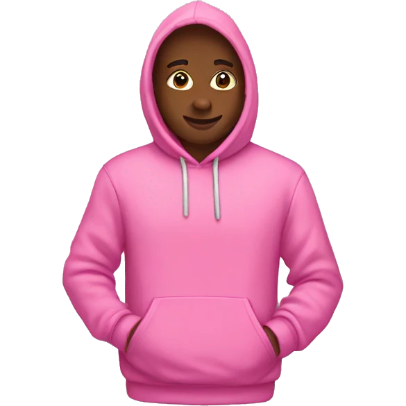 pink hoodie emoji