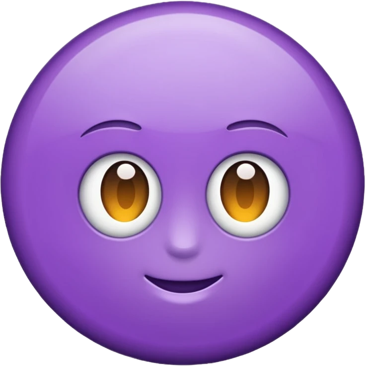 Rond violet normal emoji