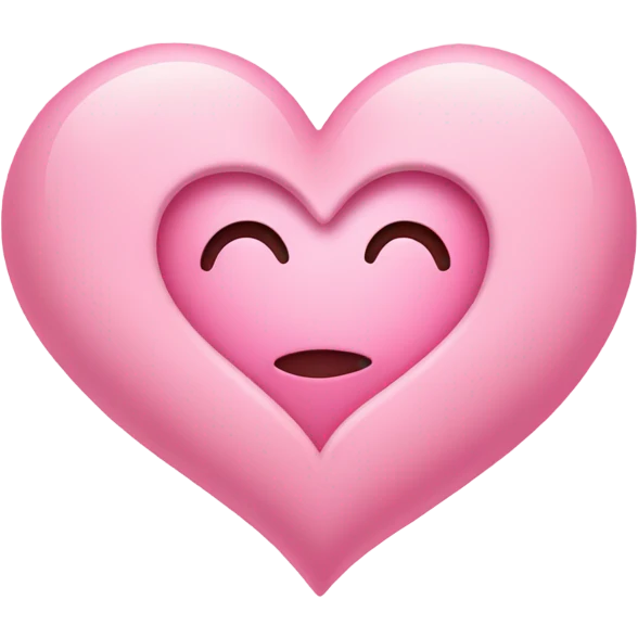 corazón rosa pastel emoji