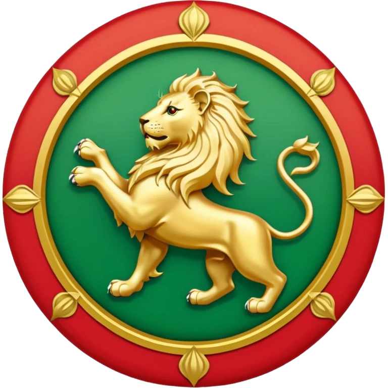 The persian flag with the lion that was there before the revolution emoji