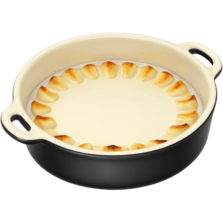 Plat à gratins sans rien à l’intérieur emoji