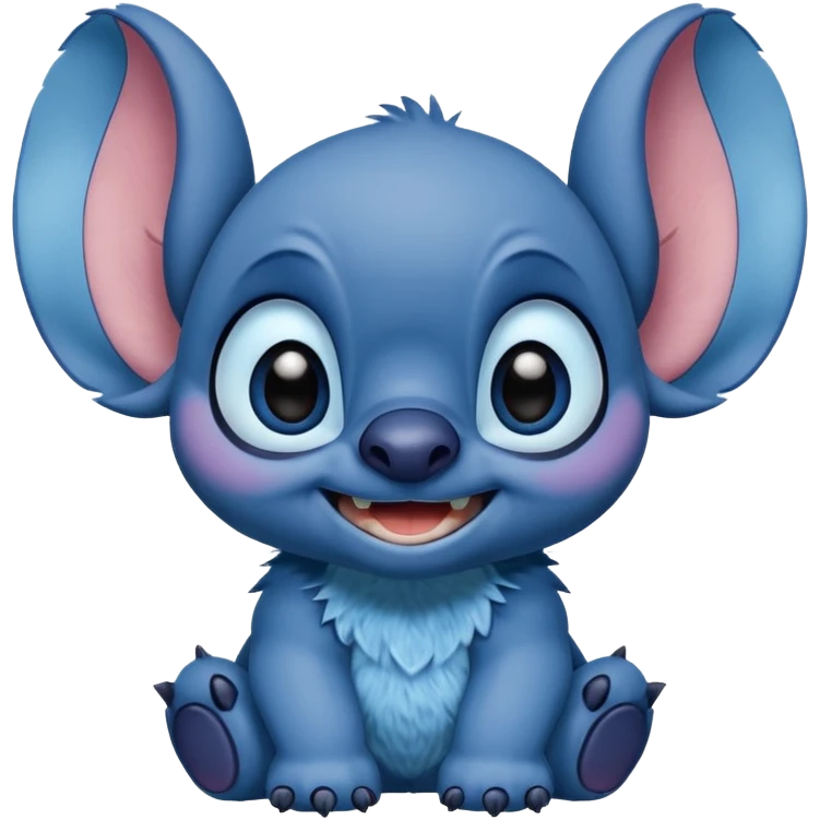 Q stitch sea realista pero como en la pelicula emoji