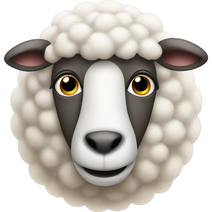 Sheep face emoji