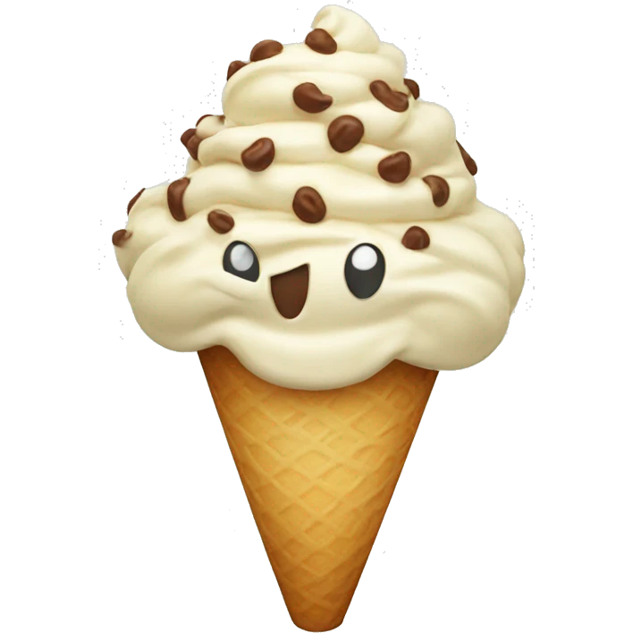 Vintage ice cream emoji