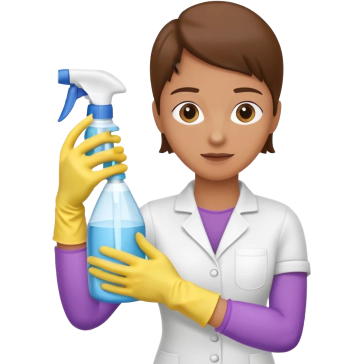Cleaning the bathroom emoji