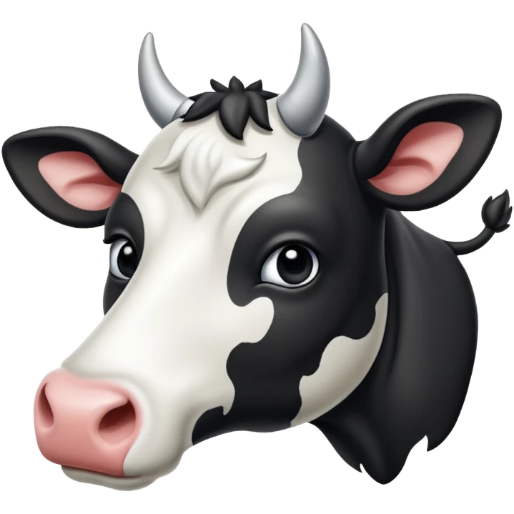 Une vache qui lève li dex emoji