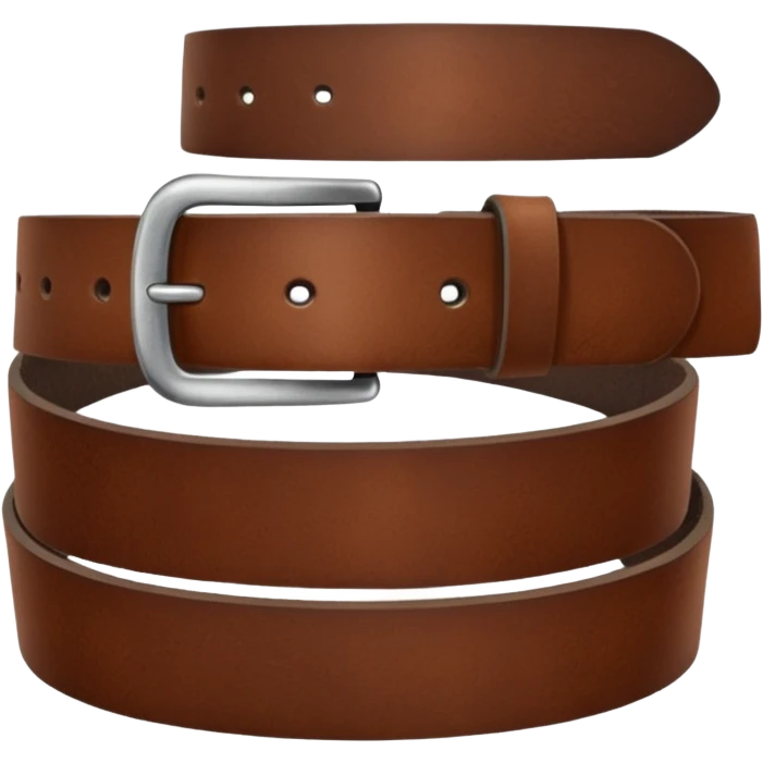 Belt for pant, brown colour ,one round only and look classic emoji