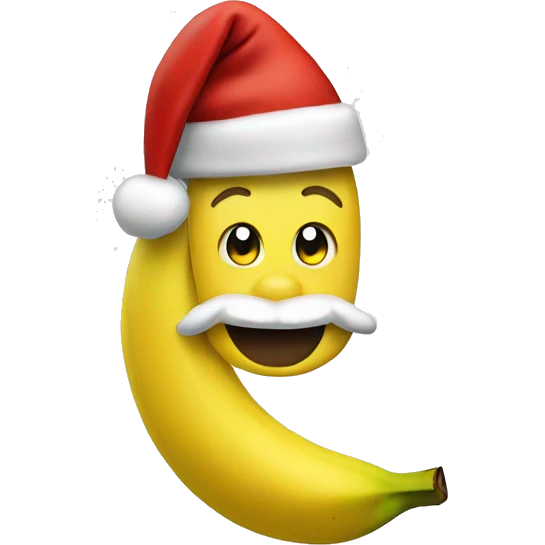 Banana santa emoji