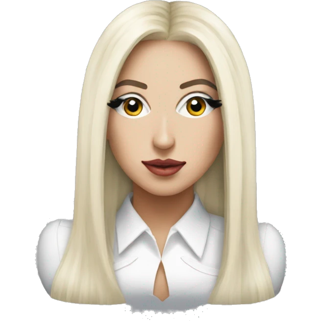 Lady Gaga poker face emoji