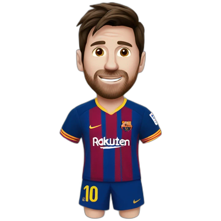 Messi fait caca emoji