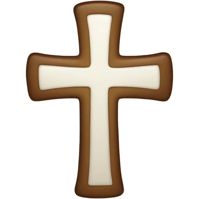 Cute Christian cross emoji