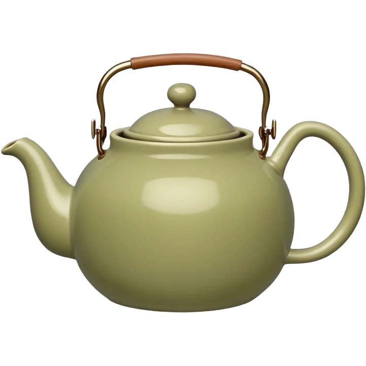 Pale olive Tea-pot emoji