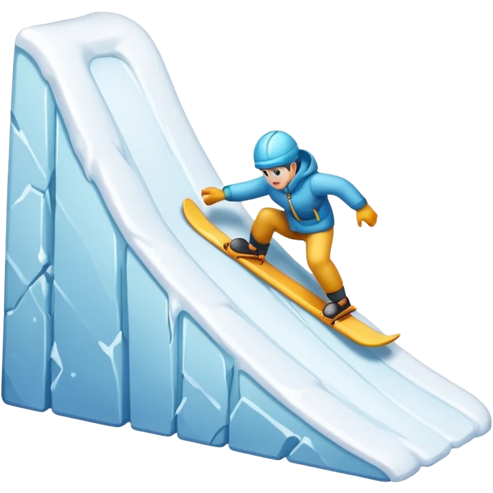 snow slope kicker emoji