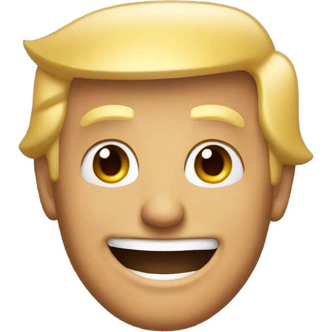 Donald Trump smiling emoji