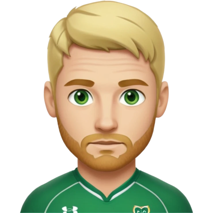 irish rugby player with blond stubble emoji
