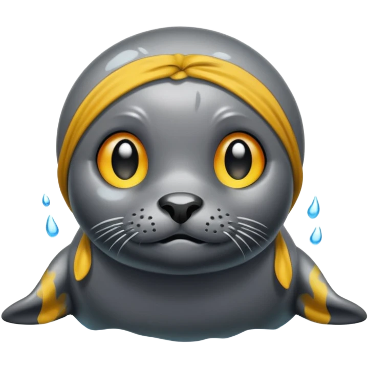 sweaty seal  emoji