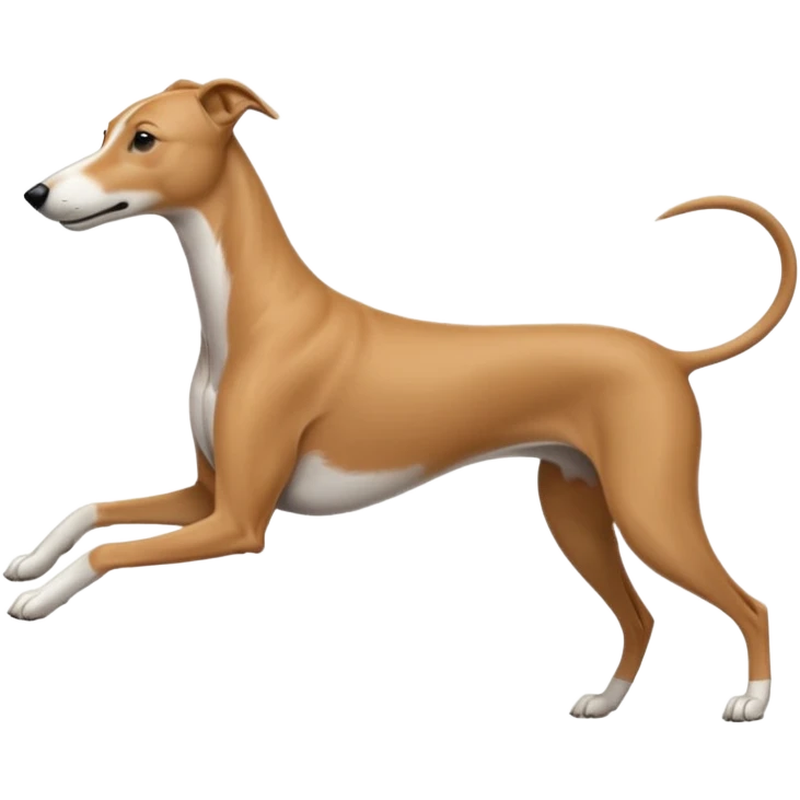 Greyhound working emoji