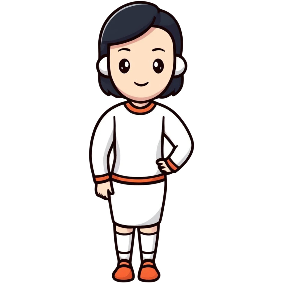 confident woman cartoon for cosmetic surgery advertisement emoji