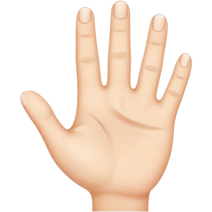 clean hand emoji