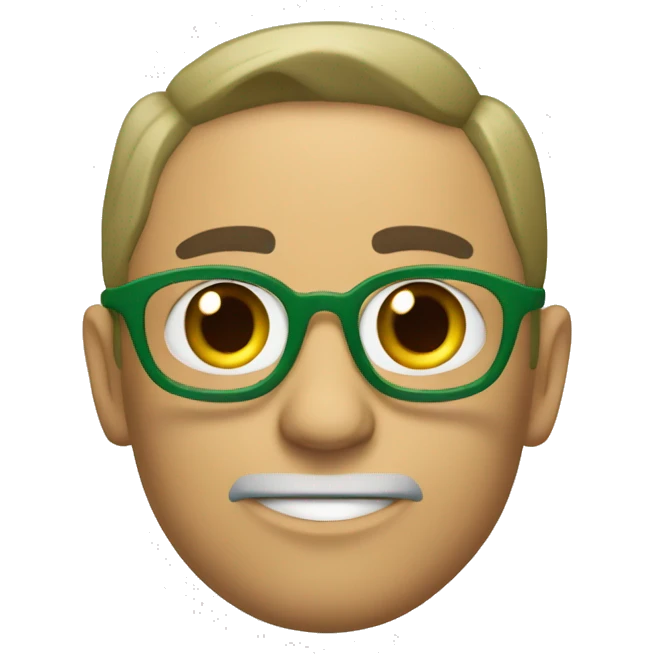 foco con una hoa verde dentro emoji