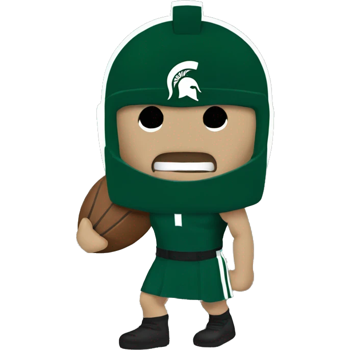 michigan state spartan emoji