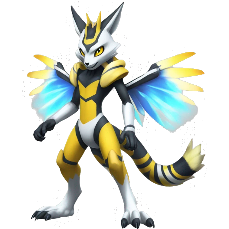 Metabee Renamon Zeraora Full body emoji