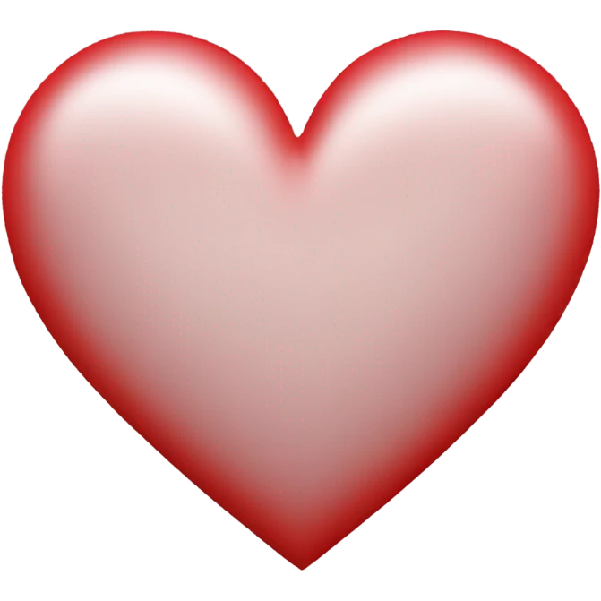 Red love plain notexture, no glossy emoji