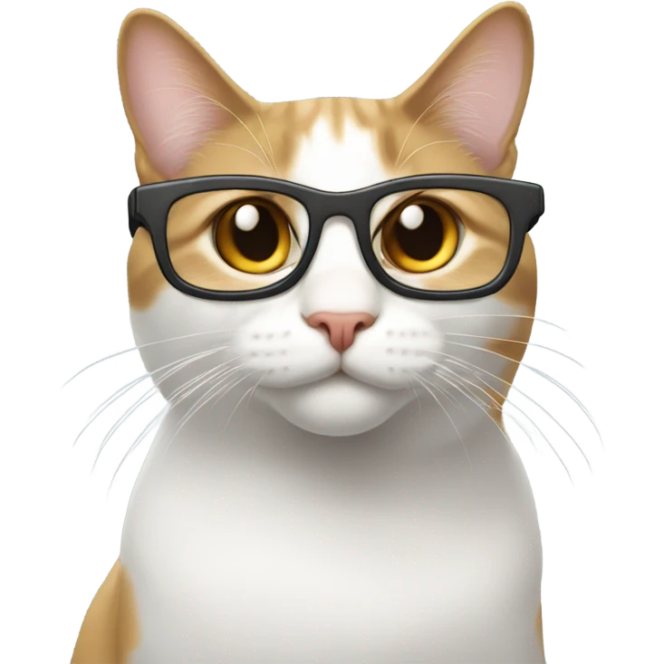 Gato com óculos  emoji