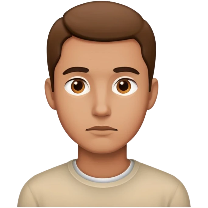 Emoji of a man experiencing post nut clarity  emoji