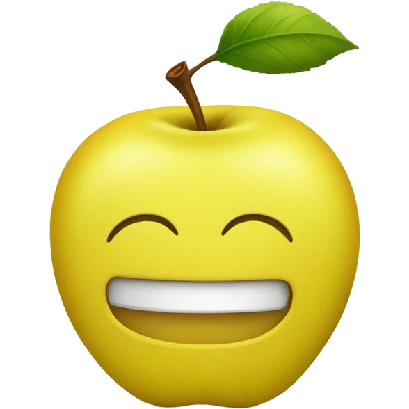 yellow apple emoji