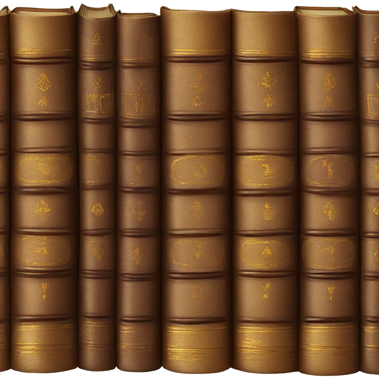 Stack of rare old books emoji