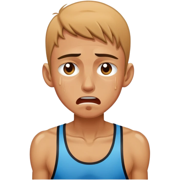 skinny athlete crying emoji