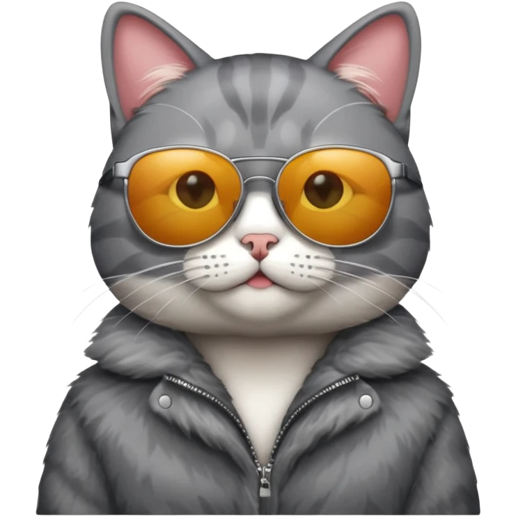 Cat wearing sunglasses emoji