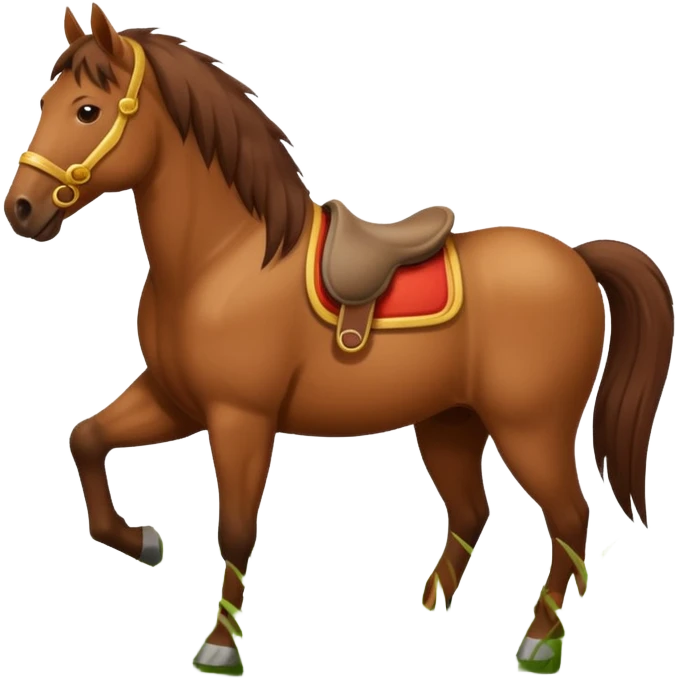 Mongolian horse emoji