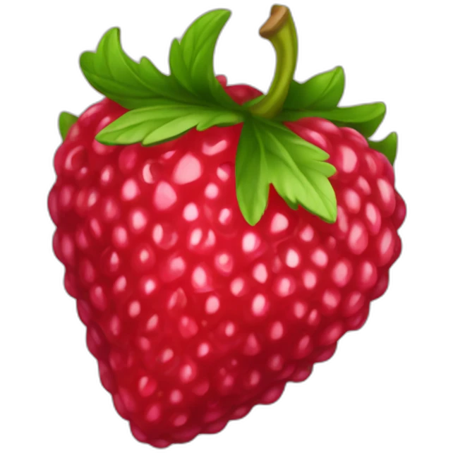 Fraise framboise myrtille emoji