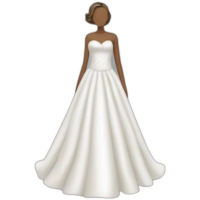 Wedding dress emoji